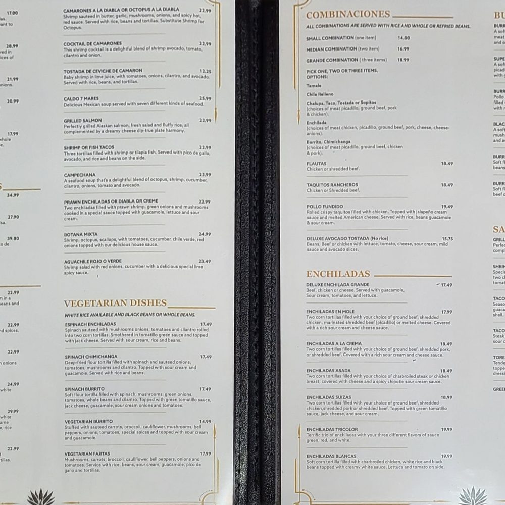 Black Agave - Menu pages 3 and 4 taken 12/8/24 - Mexican Near Me - Kelso, Washington Black Agave - Menu pages 3 and 4 taken 12/8/24 - Mexican Near Me - Kelso, Washington