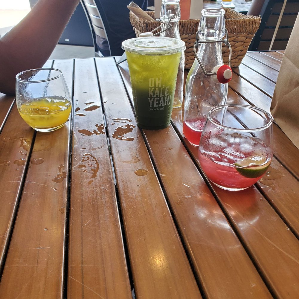 First Watch - Morning Glory, Kale Tonic, and Pomegranate Sunrise - Breakfast & Brunch Near Me - Houston, Texas