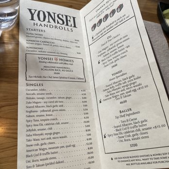 Yonsei Handrolls - Menu - Japanese Near Me - Oakland, California Yonsei Handrolls - Menu - Japanese Near Me - Oakland, California