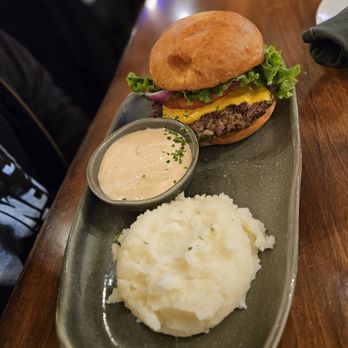 Blind Society - Scratch Mashed Potatoes and Cheeseburger - Comfort Food Near Me - Vandalia, Illinois Blind Society - Scratch Mashed Potatoes and Cheeseburger - Comfort Food Near Me - Vandalia, Illinois