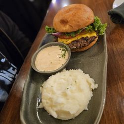 Blind Society - Scratch Mashed Potatoes and Cheeseburger