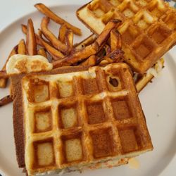 Blue Duck Deli - Chicken and waffles sandwich