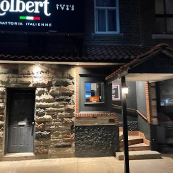 Restaurant le Colbert - entrance at night - Italian Near Me - Montreal, Quebec Restaurant le Colbert - entrance at night - Italian Near Me - Montreal, Quebec
