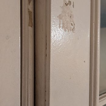 JM Improvements - Damage to my door and it won't close all the way.    Good thing I have an alarm system and stay protected. - Handyman Near Me