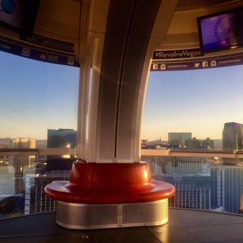 The High Roller - Inside the Pod - Amusement Parks Near Me - Las Vegas, Nevada