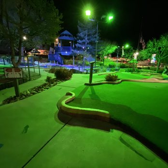 Hinkle Fun Center - Part of the miniature golf course - Mini Golf Near Me - Albuquerque, New Mexico