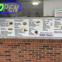 Collins Dairy Treat - Menu, they do not list their prices.