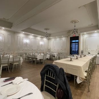 Sevan Restaurant & Catering - Dining room with entrance door - Armenian Near Me - Oakland Gardens, New York