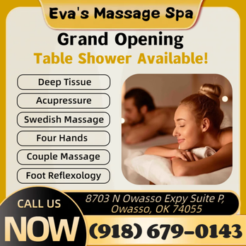 Eva's Massage Spa - Massage Near Me - Owasso, Oklahoma Eva's Massage Spa - Massage Near Me - Owasso, Oklahoma