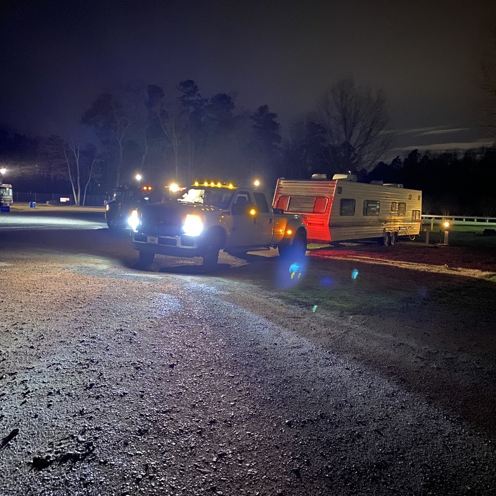 24/7 Towing and Recovery - Towing a customers travel trailer. - Towing Near Me - Durham, North Carolina 24/7 Towing and Recovery - Towing a customers travel trailer. - Towing Near Me - Durham, North Carolina