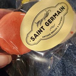 Saint Germain French Cafe' And Bakery - Macaroons. Salted caramel and red velvet