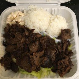 Beef Teriyaki with the same as the other plate.