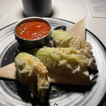 Crossroads Kitchen - Zucchini blossoms - Vegan Near Me - Las Vegas, Nevada Crossroads Kitchen - Zucchini blossoms - Vegan Near Me - Las Vegas, Nevada