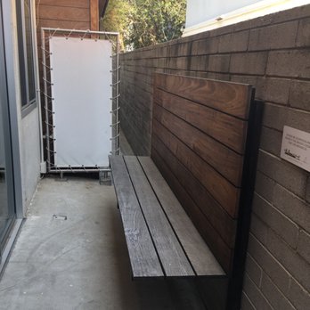 The Pearl Hotel - Patio for room #3 - San Diego, CA