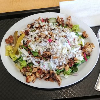 Fattoush Mediterranean Grill - Shawarma Chicken on ice (salad) - Mediterranean Near Me - Brampton, Ontario Fattoush Mediterranean Grill - Shawarma Chicken on ice (salad) - Mediterranean Near Me - Brampton, Ontario