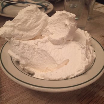 Peter Luger - Their special homemade "whip cream" - Steakhouses Near Me - Brooklyn, New York Peter Luger - Their special homemade "whip cream" - Steakhouses Near Me - Brooklyn, New York