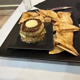 Crab cake appetizer Crab cake appetizer