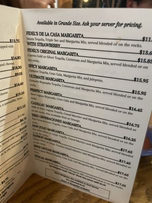 Menu photo 8 Fidel's Little Mexico Solana Beach, CA