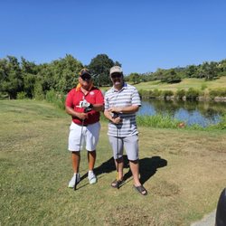Green To Tee Golf Lesson - Playing a round with an old friend and team mate from our USA team vs Germany in a Friendship Cup.