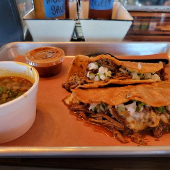Caldwell County Mexi-Q - Brisket Birria Tacos - Barbeque Near Me - Gilbert, Arizona