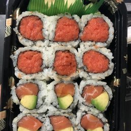 Spicy Tuna, Salmon Avocado Roll