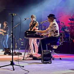 Yacht Rock Review band at Caloosa Sound Amphitheater riverfront Fort Myers