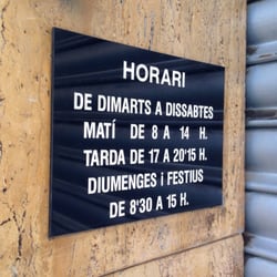 Jansana Humet Antonio - Horario