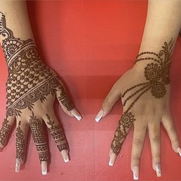 Henna Tattoo hands