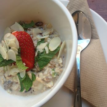 Exchange Specialty Coffee - Bircher muesli with cranberry, sultana and mint - Coffee & Tea Near Me - Adelaide, SA