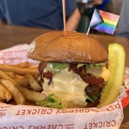 BOTM: LGBTQ, lettuce, guacamole, bacon, tomato, queso! Look at the cute flag!