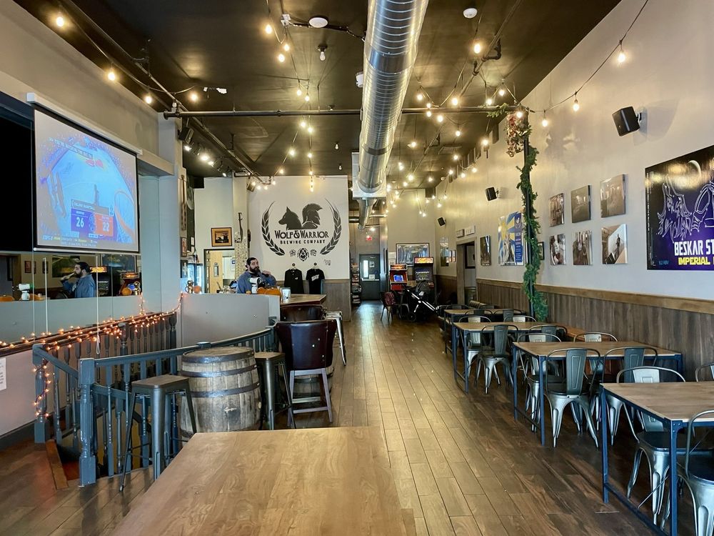 Food from Wolf and Warrior Brewing