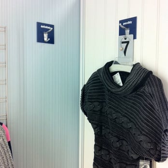 Marshalls - The dressing room with "possibly" and " definitely " hooks. - Department Stores Near Me - Santa Cruz, California Marshalls - The dressing room with "possibly" and " definitely " hooks. - Department Stores Near Me - Santa Cruz, California