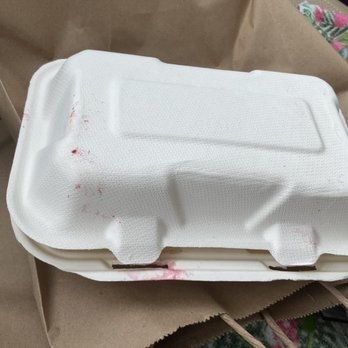 Waffle Love - Strawberry sauce all over container - Waffles Near Me - Round Rock, Texas Waffle Love - Strawberry sauce all over container - Waffles Near Me - Round Rock, Texas