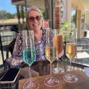 The Vine - Nice bubbly flight - Wine Bars Near Me - Folsom, California The Vine - Nice bubbly flight - Wine Bars Near Me - Folsom, California