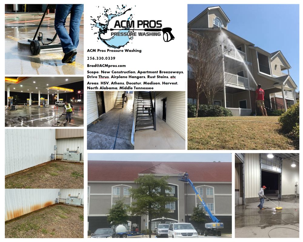Slide of ACM Pros Pressure Washing