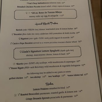 GIADA - Italian Near Me - Las Vegas, Nevada