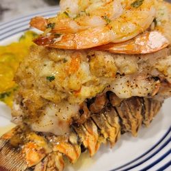 The Colorful Kitchen Poet - Stuffed Lobster Tail