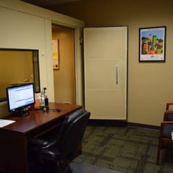 SoundChoice Hearing - Our comfortable, large testing sound booth.