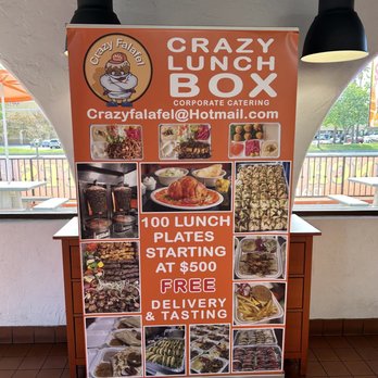 Crazy Falafel - Catering Services available starting @ $5 per person - Falafel Near Me - Granada Hills, California