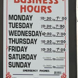 Business Hours