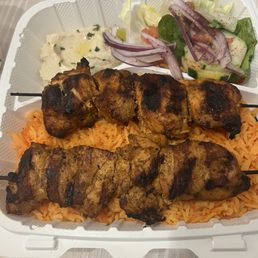 Chicken Shish Taouk Entree @veefoodlife