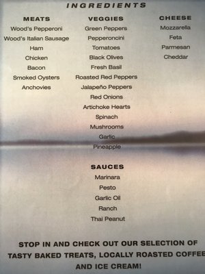 Menu photo 2 The Old Ice House Pizzeria Hope, ID Menu photo 2 The Old Ice House Pizzeria Hope, ID