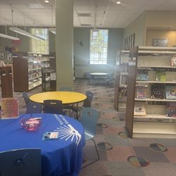 Upper Marlboro Branch Library - Library tables.