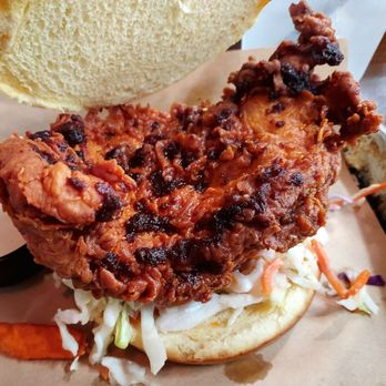 New York Beer Project - Nashville hot chicken sandwich - Gastropubs Near Me - Victor, New York New York Beer Project - Nashville hot chicken sandwich - Gastropubs Near Me - Victor, New York