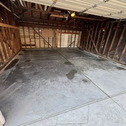 New garage floor