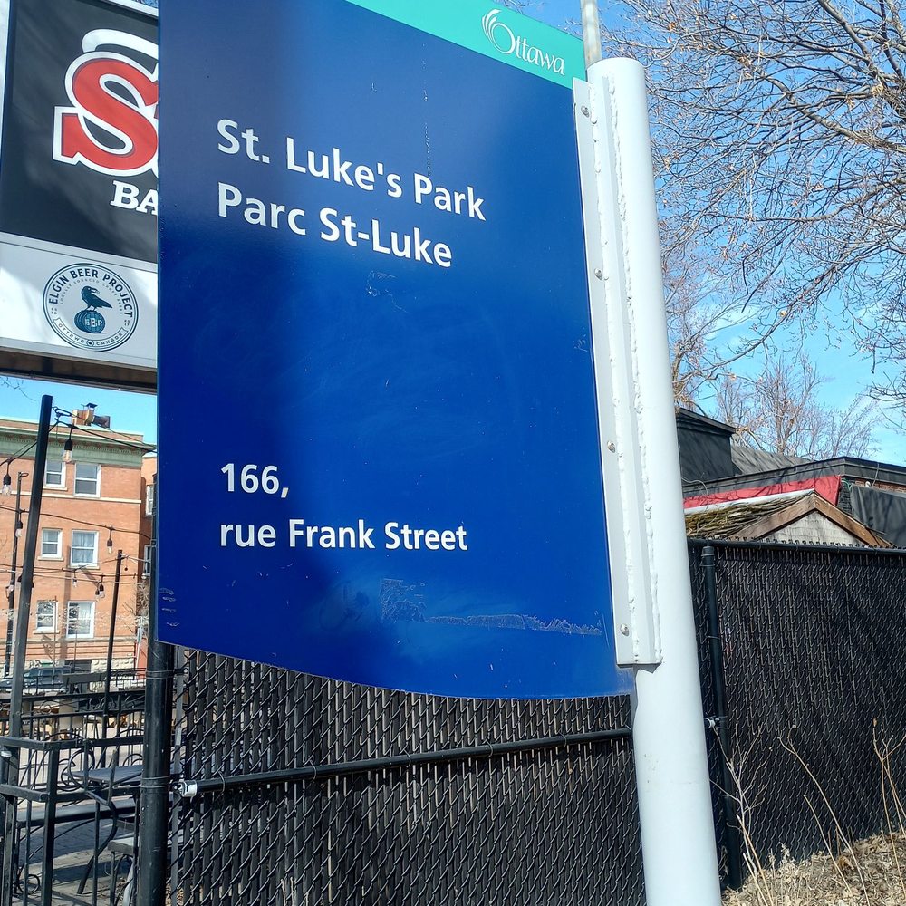 St. Luke's Park - Signage - Parks Near Me - Ottawa, Ontario