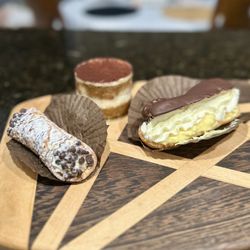 Primrose Bakery - Trio- Chocolate Cannoli, Chocolate Éclair, Tiramisu Mini Cake
