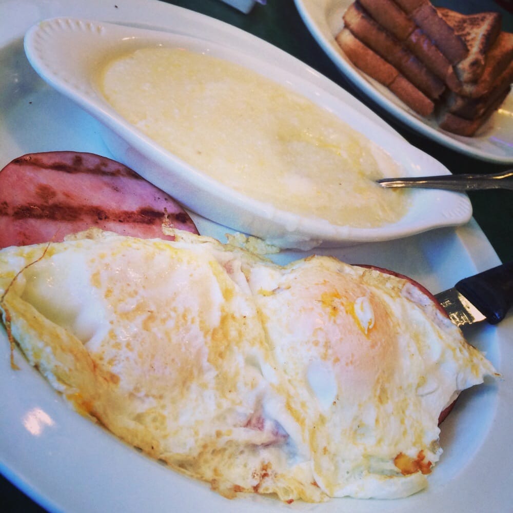 Eggs with Canadian bacon ;) Yelp