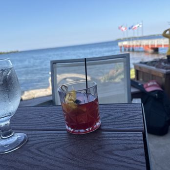 Harbor Haus Restaurant - Manhattan and view. Sorry not more pictures but i was hungry and dug right in! :-) - German Near Me - Copper Harbor, Michigan Harbor Haus Restaurant - Manhattan and view. Sorry not more pictures but i was hungry and dug right in! :-) - German Near Me - Copper Harbor, Michigan