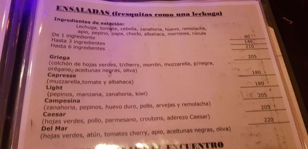 Menu photo 3 Posta del Este Costa del Este, C